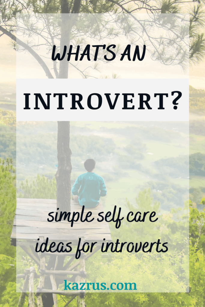 How To Tell If You Are An Introvert & Self-care Tips - KAZRUS